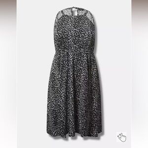 Torrid Leopard Print A-line Mini Dress